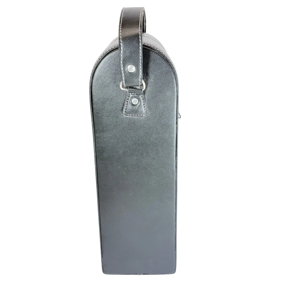 Martini & Rossi‎ Prosecco Double Wine Bottle Carrier Black Faux Leather